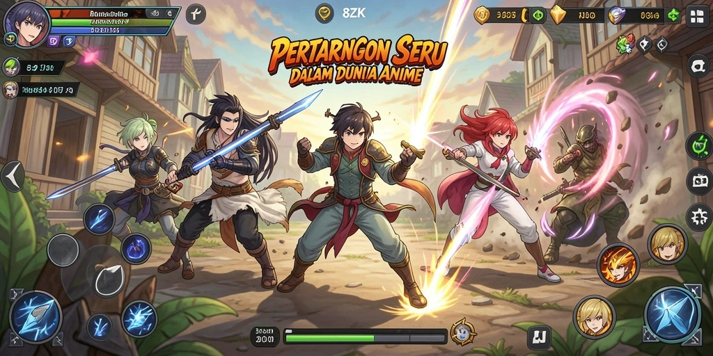 Tampilan gameplay <strong>8ZK</strong> yang menakjubkan dalam aksi seru.