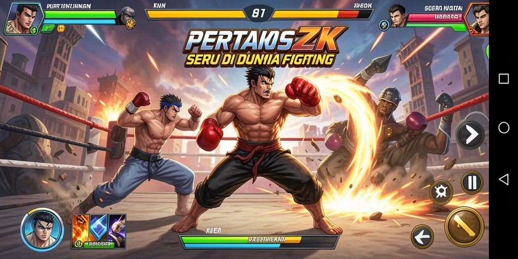 Gameplay seru dan strategi pertarungan di 999ZK.
