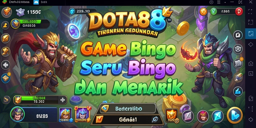 Screenshot DOTA88 menampilkan serunya gameplay Bingo.