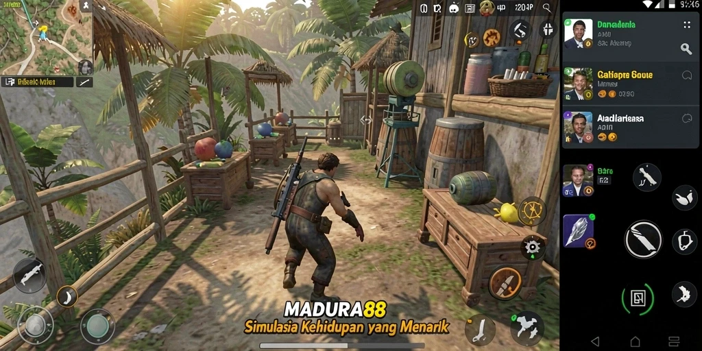 Tampilan gameplay MADURA88 yang mengasyikkan dalam simulasi kehidupan.