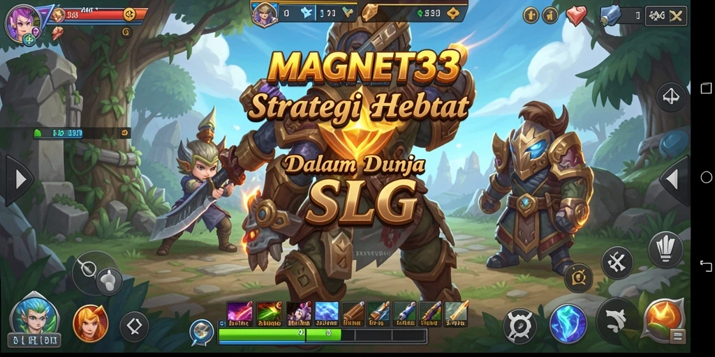 Tampilan menarik dari gameplay strategi di MAGNET33.