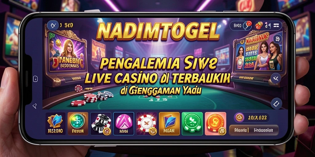 Tampilan gameplay <strong>NADIMTOGEL</strong> yang menakjubkan dengan dealer langsung.